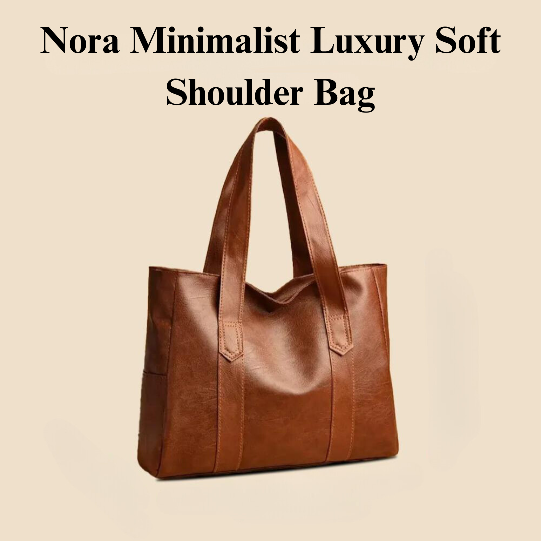 Nora | Bolso de hombro suave de lujo minimalista