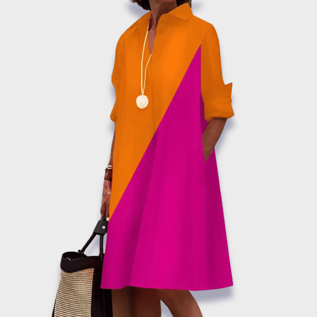Bettina | Vestido tipo polo elegante y casual