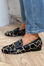 Joosje | Mocasines cómodos y elegantes con estampado de vaca