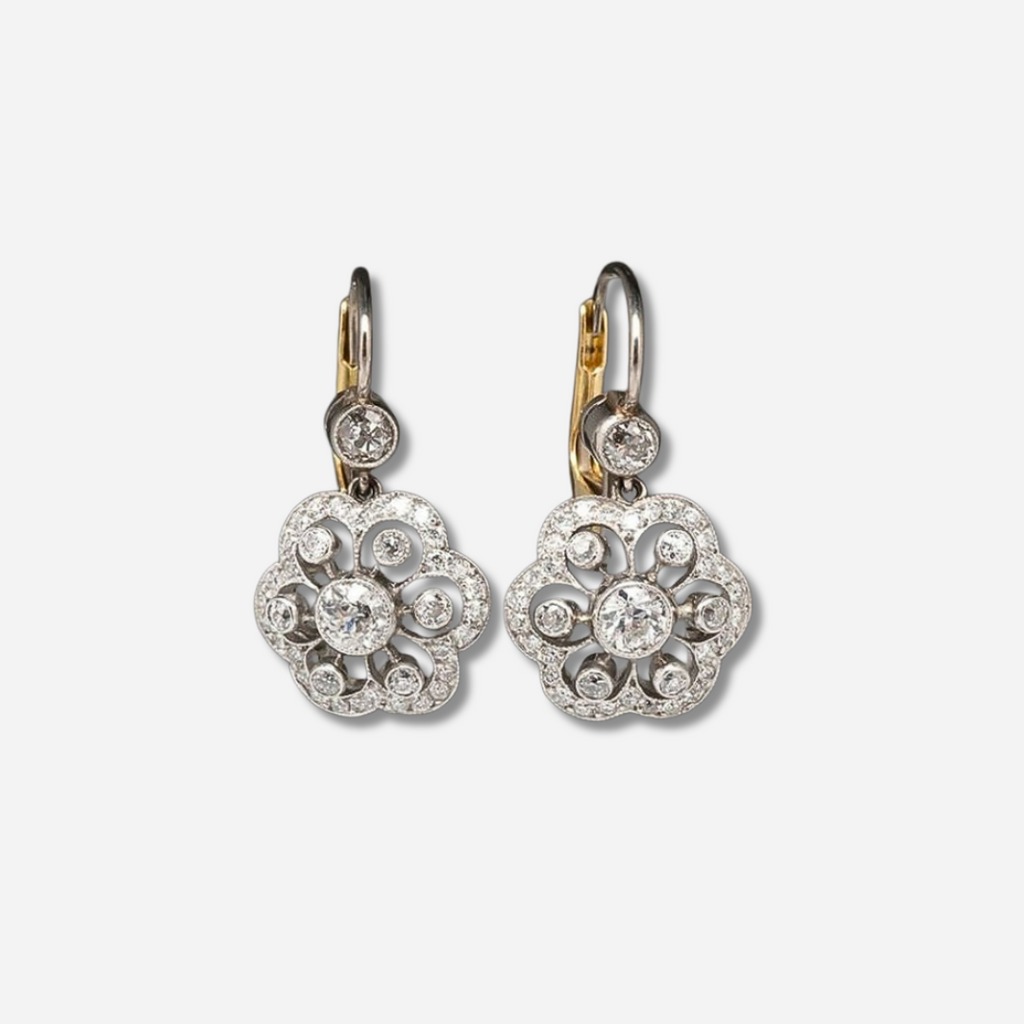 Mandala™ | Pendientes vintage de cristal