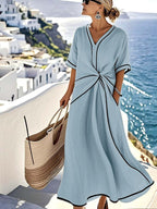 Carolina | Vestido de verano de rayas