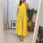 Seline® | Vestido ligero y fresco plisado