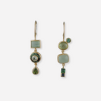 Émeraude™ | Pendientes vintage verdes