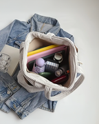 LETICIA | Bolsa de transporte con detalles de cordón