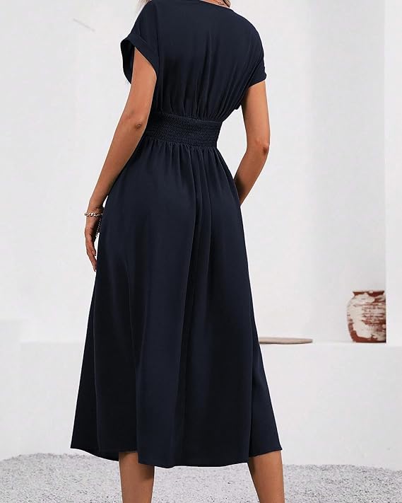 Laura | Vestido elegancia con escote en V