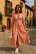 Amélie – Vestido de mezclilla brillante