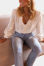 Emely | Blusa de Encaje de Crochet