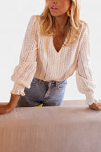 Emely | Blusa de Encaje de Crochet