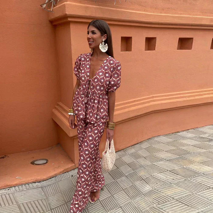 Élodie | Conjunto de verano chic de dos piezas