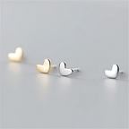 LILY™ | Pendientes de botón con forma de corazón