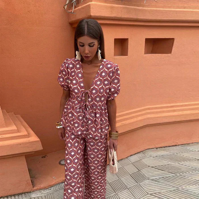 Élodie | Conjunto de verano chic de dos piezas