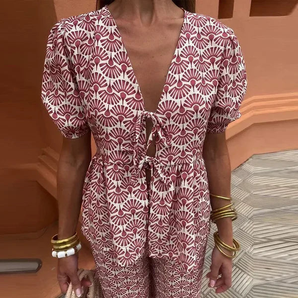 Élodie | Conjunto de verano chic de dos piezas