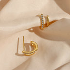 VICTORIA™ | Pendientes de Doble Fila