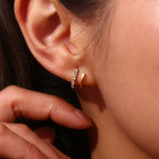 VICTORIA™ | Pendientes de Doble Fila