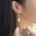 Magnolia™ | Pendientes elegantes con forma de flor