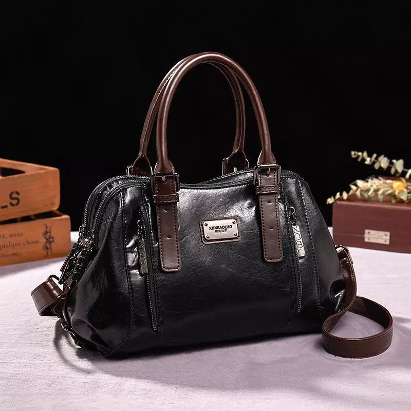 GIORGIA™ | Bolso de mano elegante de cuero