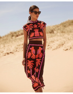 Katia – Conjunto estampado de Top y Falda