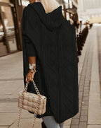 Monalisa - Cardigan Long avec Capuche