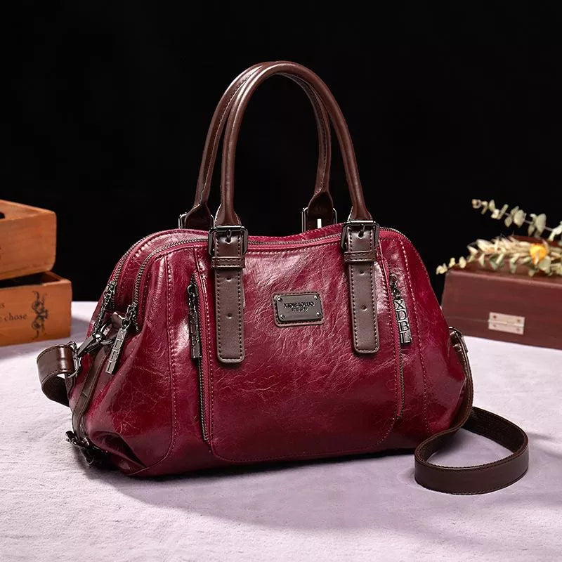 GIORGIA™ | Bolso de mano elegante de cuero