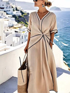 Carolina | Vestido de verano de rayas