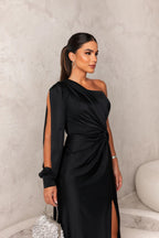Becca™ | Vestido maxi elegante de un solo hombro