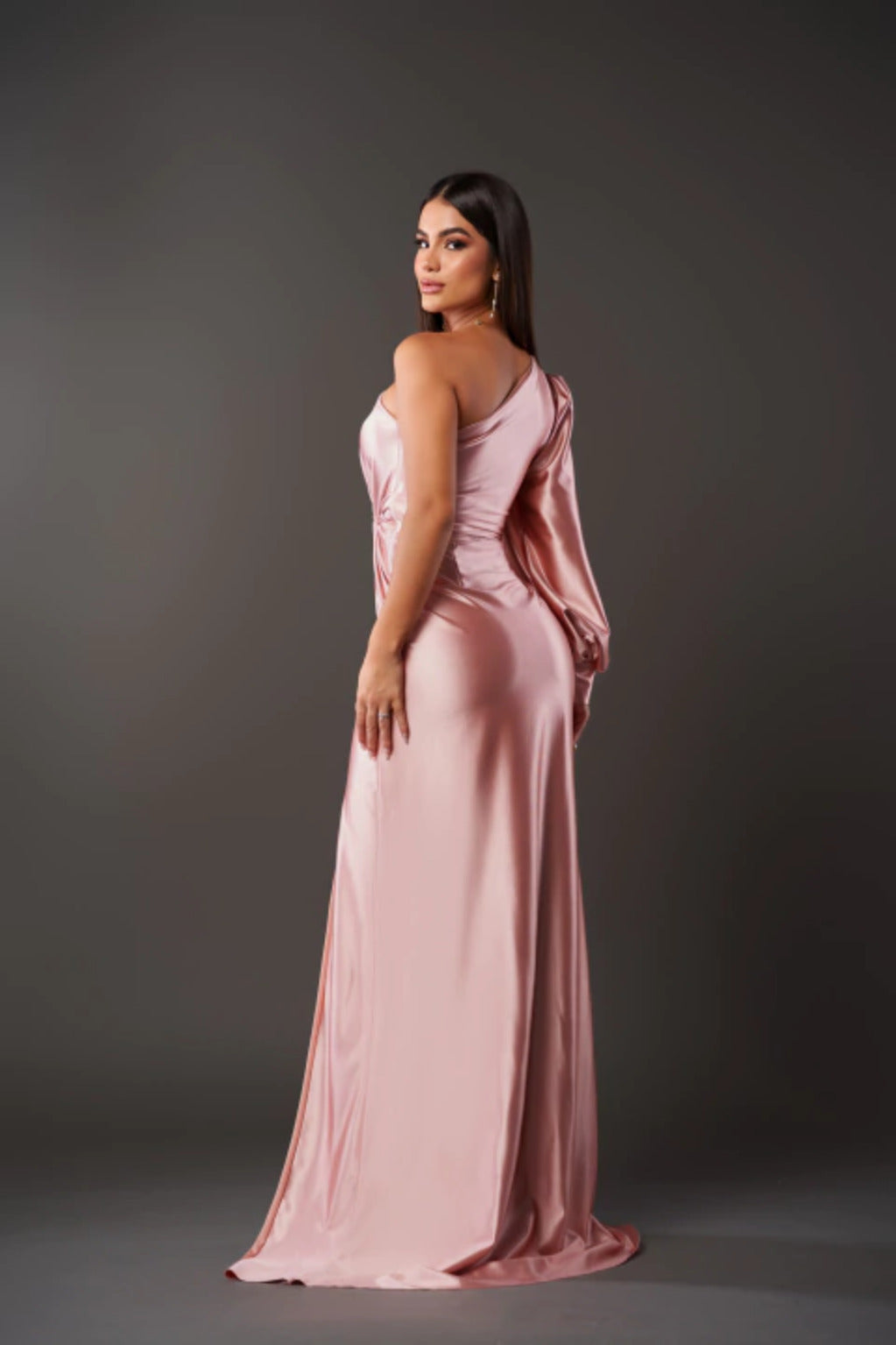 Becca™ | Vestido maxi elegante de un solo hombro