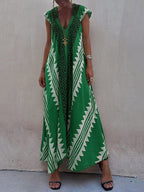 Boho™ | Vestido sin mangas con cuello en V