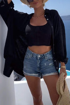 Aitana | Camisa bordada brillante con estilo