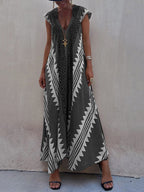Boho™ | Vestido sin mangas con cuello en V