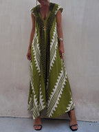 Boho™ | Vestido sin mangas con cuello en V