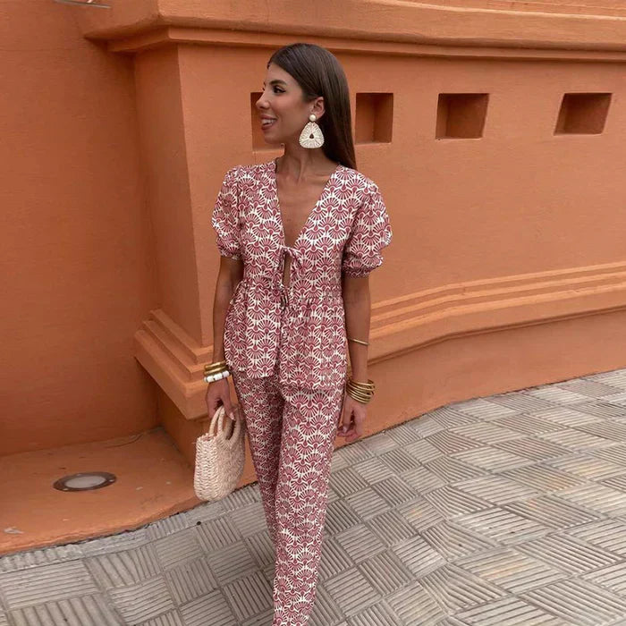 Élodie | Conjunto de verano chic de dos piezas